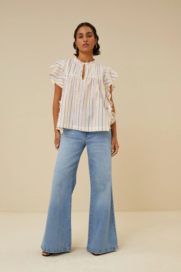 By-Bar Amsterdam Danee Ia Stripe Blouse