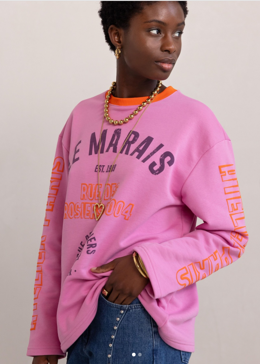 My Jewellery Shirt Le Marais pink